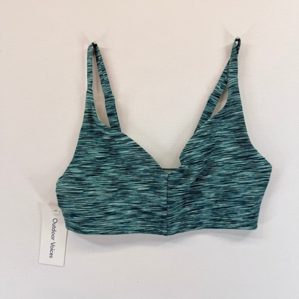NEW Outdoor Voices FreeForm Flow Bralette Patina Mix XS Sports Bra